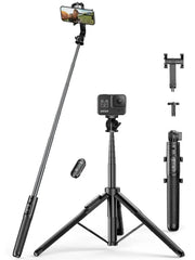 UGREEN Bluetooth Selfie Stick 3-in-1 Tripod Extendable Monopod Wireless Remote Control iPhone 14 13 12 Phone Camera 15062 Ugreen