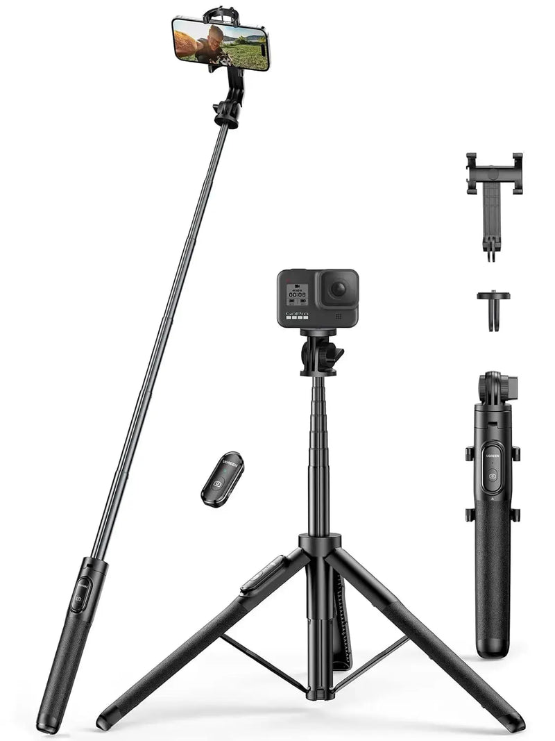UGREEN Bluetooth Selfie Stick 3-in-1 Tripod Extendable Monopod Wireless Remote Control iPhone 14 13 12 Phone Camera 15062 Ugreen