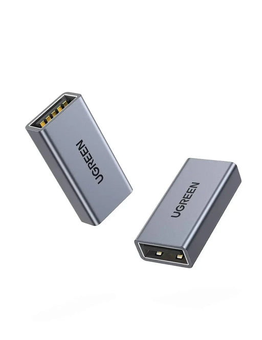 UGREEN USB 3.0 Adapter Type A Female to Female Coupler Aluminum Case 5Gbps High Speed Laptop PC Flash Drive Keyboard Mouse 20119 Ugreen