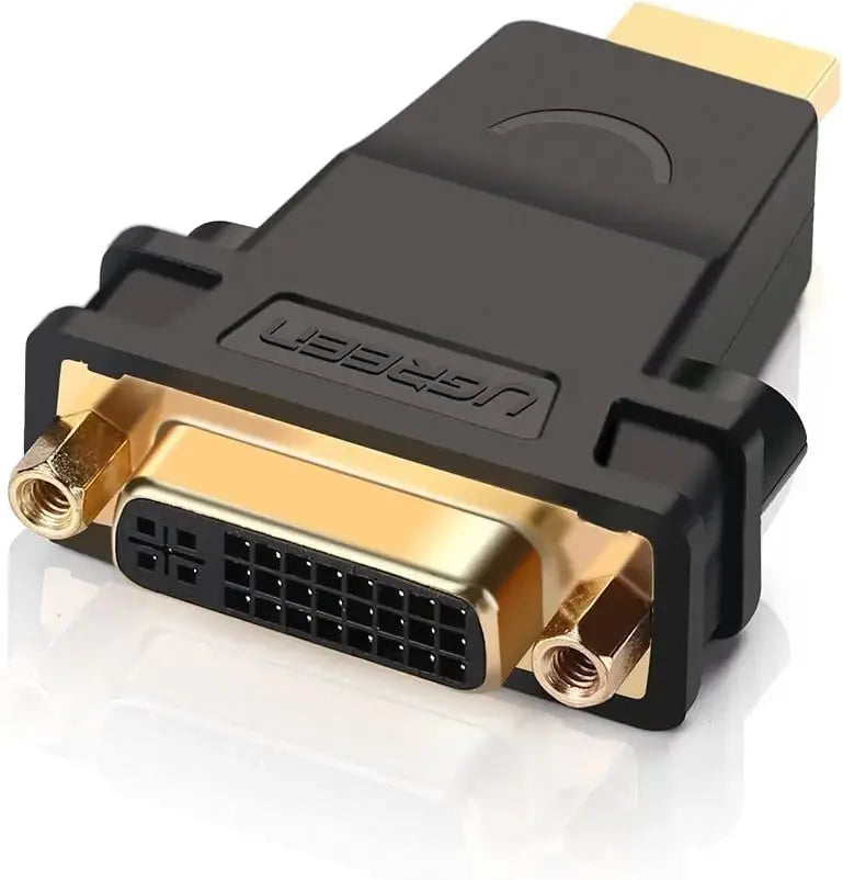 UGREEN HDMI to DVI Adapter HDMI Male to DVI-I 24+5 Female Bi-Directional Video Converter Laptop PC Monitor Graphics (20123) Ugreen