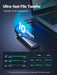 UGREEN M.2 NVMe SATA SSD Enclosure USB-C 3.2 Gen2 10Gbps Thunderbolt 3 Tool-Free External Case 2280 2260 2242 2230 (90264) Ugreen