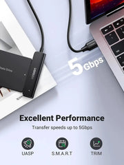 UGREEN SATA to USB 3.0 Adapter Cable 1.5ft 2.5 SSD HDD External Hard Drive Converter Data Transfer Backup 70609 Ugreen