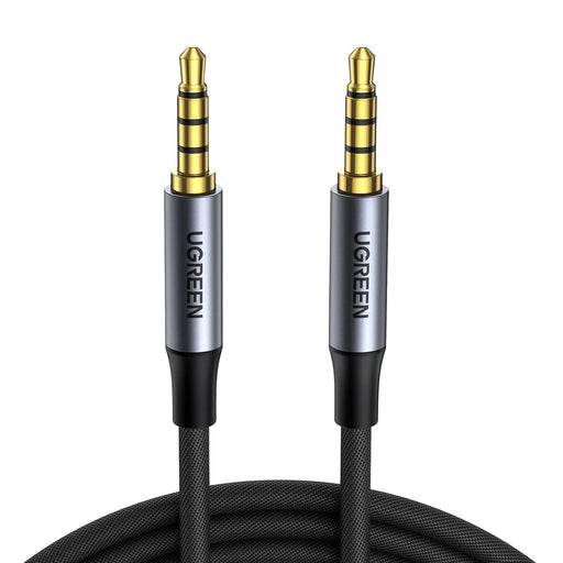 UGREEN 10648 1m braided 3.5mm 4-pole TRRS audio cable 