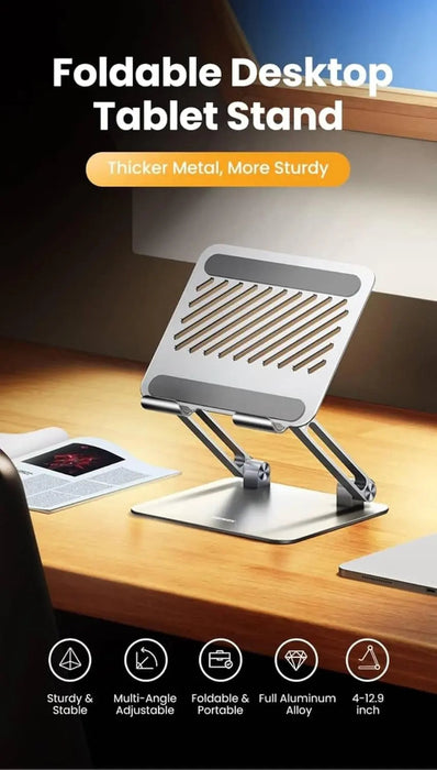 UGREEN Foldable Adjustable Aluminum Laptop Stand Portable Ergonomic Notebook Riser MacBook Dell HP Lenovo ASUS 15.6" (40291)