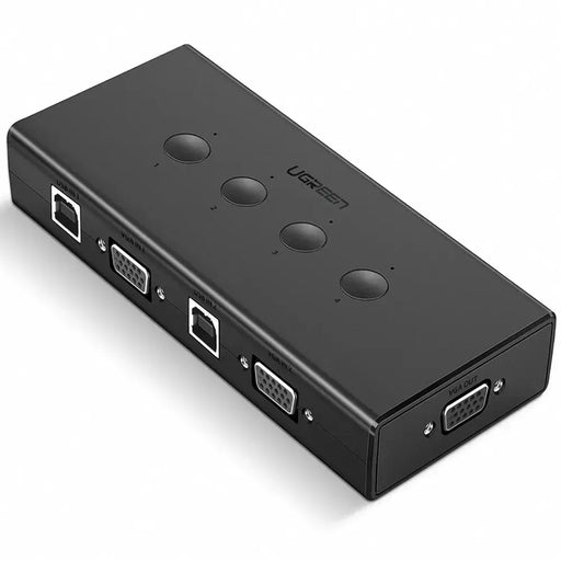 UGREEN 4x1 USB KVM Switch Box 4 In 1 Out Computer Sharing Switcher Keyboard Mouse Printer Monitor Multi-Device 50280 Ugreen