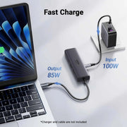 UGREEN 6-in-1 Multifunctional USB-C Hub HDMI 2 USB-A 3.2 1 USB 3.2 C RJ45 100W PD Ethernet Dock Multi Port (45000) Ugreen