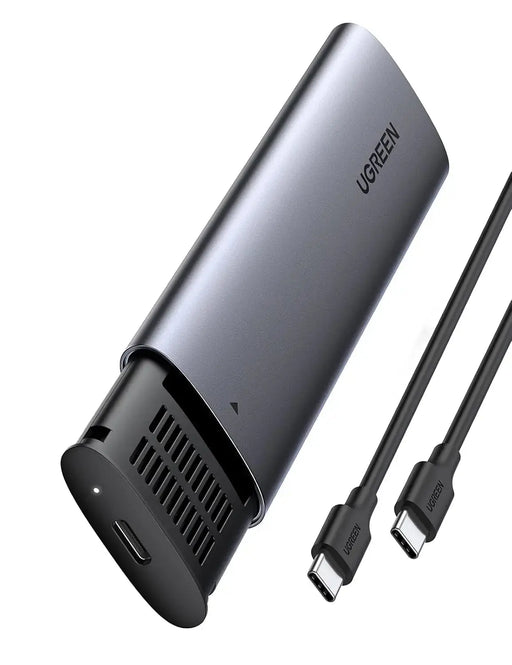 UGREEN M.2 NVMe SSD Enclosure USB 3.2 Gen 2 10Gbps Aluminum Tool-Free External Hard Drive Case Portable 2280 (10902) Ugreen