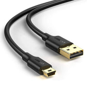 UGREEN 0.25M USB 2.0 A Male to Mini B 5-Pin Cable, Fast Data Transfer & Charging Cord Compatible with Cameras, MP3 Players, GPS, External Hard Drives – Black (10353) Ugreen