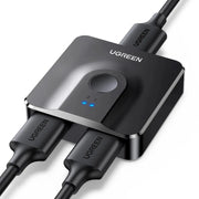 UGREEN HDMI Switch 2 In 1 Out Bi-Directional HDMI Splitter 4K@60Hz Full HD 1080P 3D Compatible TV Monitor Projector Display 50966 Ugreen