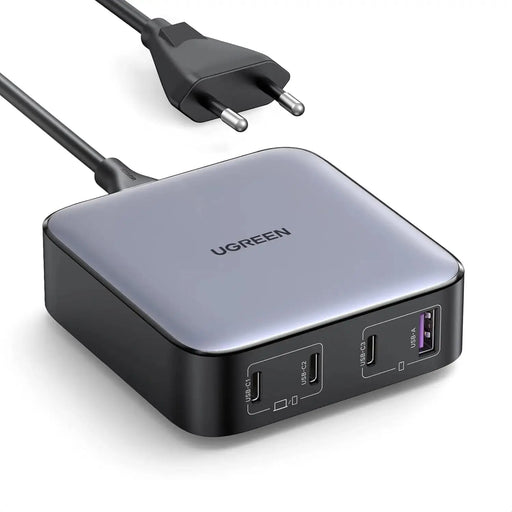 UGREEN Nexode 100W USB-C Charger 4-Port EU GaN II Fast Charger Desktop Laptop MacBook iPhone iPad Galaxy Steam Deck 90928 Ugreen
