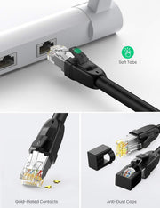 UGREEN Cat 8 Ethernet Patch Cord, 1.5m, Black - image 5