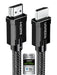 UGREEN HDMI 2.1 Cable 1M 8K@60Hz 48Gbps Ultra HD Dynamic HDR Dolby Vision eARC Nylon Braided PS5 Xbox Nintendo (70319) Ugreen
