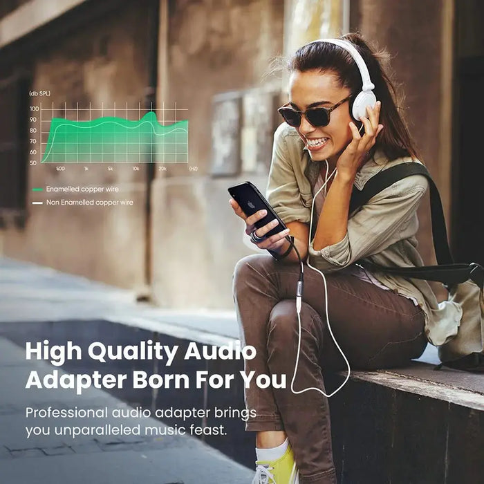 UGREEN Lightning to 3.5mm Headphone Adapter MFi Certified Aluminum Shell iPhone 11 Pro Max X XR XS 7 8 Plus 30756 Ugreen