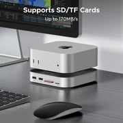 UGREEN Mac mini M4 Dock 11-in-1 USB C Hub 8TB M.2 NVMe 10Gbps 5X USB-A 2X Type-C SD/TF Card Docking Station (65487) Ugreen