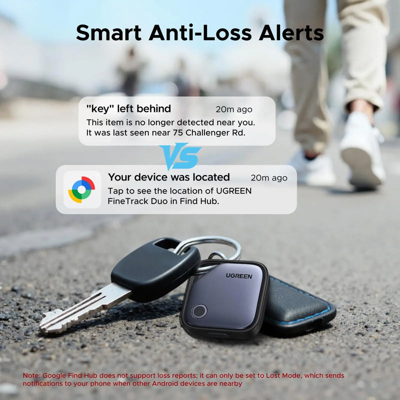 UGREEN FineTrack Duo 75646P smart tracker 4-pack smart anti-loss alerts