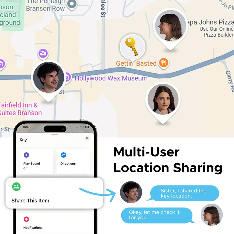 UGREEN FineTrack Duo 75646P smart tracker 4-pack multi-user location sharing
