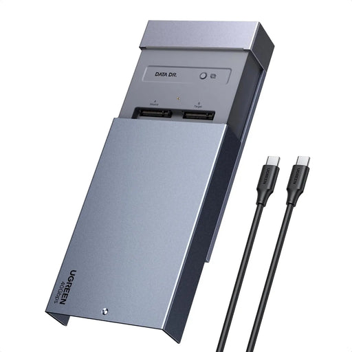 UGREEN CM847 USB4 2-Bay M.2 NVMe SSD Enclosure with Offline Clone & RAID – 40Gbps Dual NVMe Storage Dock (65733EU) TeckPot