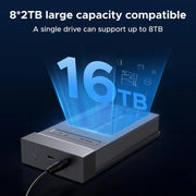 UGREEN CM847 USB4 2-Bay M.2 NVMe SSD Enclosure with Offline Clone & RAID – 40Gbps Dual NVMe Storage Dock (65733EU) TeckPot