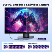 UGREEN USB-C Video Capture Card – 4K@30Hz Loop-Out, 2K@30Hz Capture, 100W PD, USB-A/USB-C Output (65856) TeckPot