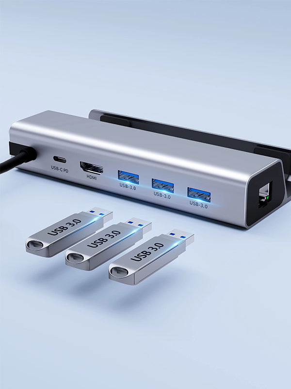 CABLETIME 6-in-1 Docking Station for Steam Deck | CT-SDK7-AG
