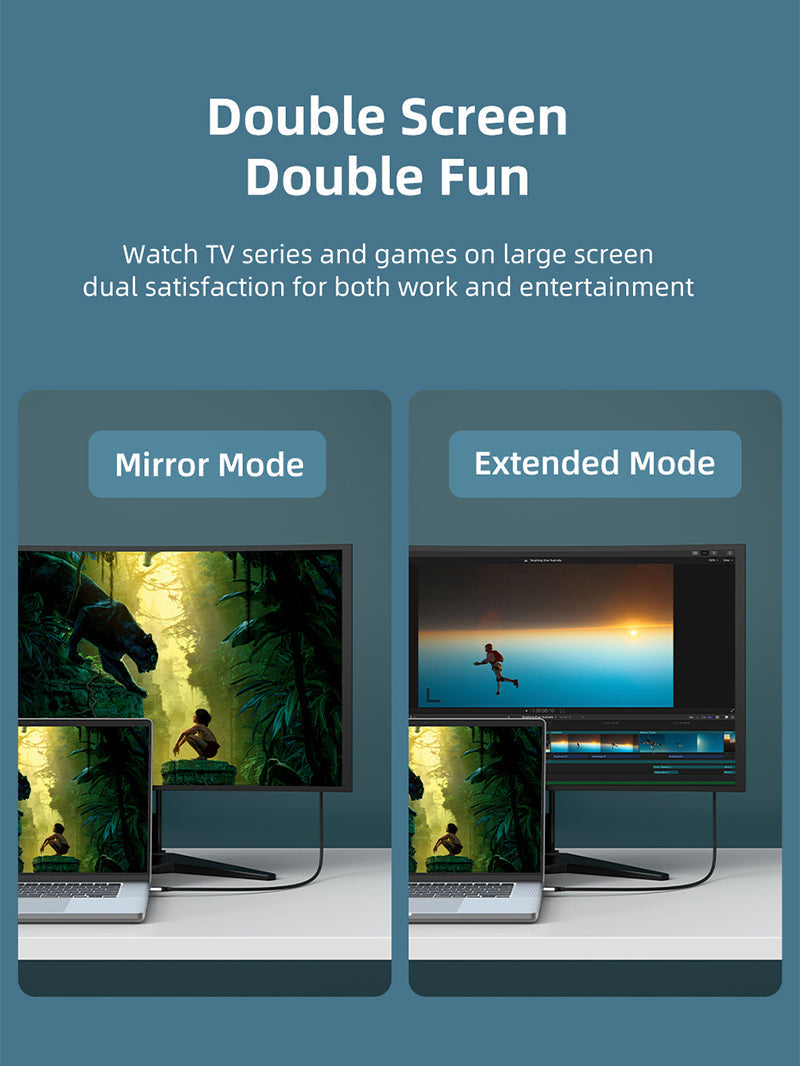 CABLETIME USB-C to DisplayPort 1.4 Cable, 8K@60Hz / 4K@144Hz, 2m