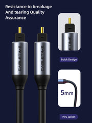 CABLETIME Toslink optical cable length options 1m 2m 3m and 5m