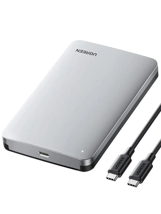 UGREEN 2.5" USB C SATA III Hard Drive Enclosure 6Gbps Aluminum Case UASP Trim MacBook Pro Air WD Seagate Toshiba (70499) Ugreen