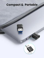 UGREEN 10Gbps USB to USB-C Adapter 3 Pack – Type-C Female to USB-A Male Fast Charge & Sync Converter (45299) TeckPot