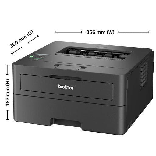 Brother HL-L2460DW (New Launch) Auto Duplex Laser Printer, 34 PPM Print Speed, LCD Display, 128 MB Memory, (WiFi WiFi Direct LAN USB), 250 Sheet Paper Tray, 3000 Pages Inbox Toner, Free Installation - TeckPot