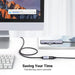 UGREEN 5M USB 3.0 Extension Cable Male to Female Nylon Braided 5Gbps Keyboard Mouse Hub Flash Drive Webcam 25285 Ugreen
