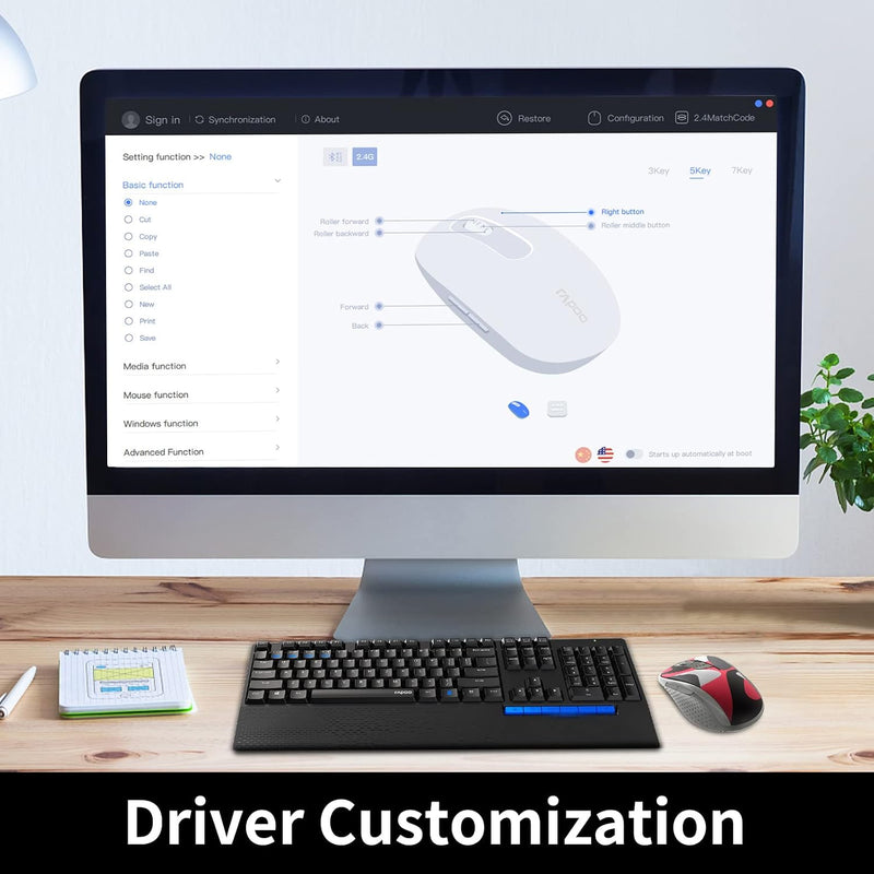 Rapoo M500 Silent Multi-mode Wireless Mouse