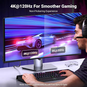 UGREEN DisplayPort to HDMI Cable 1M 3.3ft 8K 60Hz 4K 120Hz Active DP 1.4 HDMI 2.1 HDR Dolby 32.4Gbps Monitor Dell (80395) Ugreen