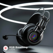 boAt Immortal IM200 7.1 Wired Over Ear Gaming RGB USB Headphones With Mic-Active Black(Open Box) BOAT