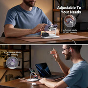 UGREEN 3-in-1 MagSafe Wireless Charging Station 25W Fast Magnetic Charger iPhone 15/14/13/12 AirPods Apple Watch Foldable White 90326 Ugreen