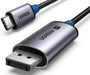 UGREEN 8K@60Hz Unidirectional USB C to DisplayPort 1.4 Cable 2M 4K 240Hz Type C Thunderbolt 4/3 to Dp Cord 32.4Gbps Compatible with iPhone 16/15, MacBook Pro/Air, iPad, Mac Mini, Galaxy, XPS 25158 Ugreen