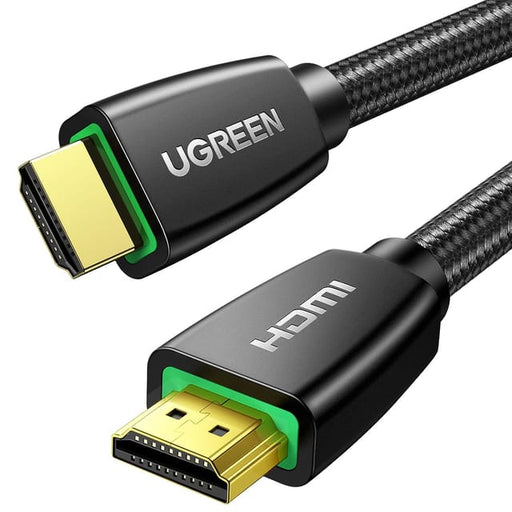 UGREEN 40410 4K@60Hz Braided HDMI 2.0 M/M Round Cable With Ethernet 18Gbps 3D (2m/Gold)