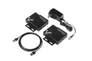 AV Access HDEX80-KVM HDMI USB KVM Extender, 260ft/80M, 1080P@60Hz over Cat5e/6, 2 Ports USB2.0, No signal Loss and Latency, With PoE and Auto EQ management. AV Access