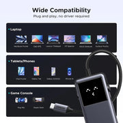 UGREEN Uno 6-in-1 hub wide compatibility with laptops, tablets and phones