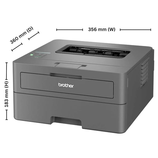 Brother HL-L2440DW (New Launch) Auto Duplex Laser Printer, 30 PPM Print Speed, LCD Display, 64 MB Memory, (WiFi WiFi Direct LAN USB), 250 Sheet Paper Tray, 3000 Pages Inbox Toner - TeckPot
