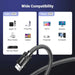 UGREEN HDMI 2.1 Cable 1M 8K@60Hz 48Gbps Ultra HD Dynamic HDR Dolby Vision eARC Nylon Braided PS5 Xbox Nintendo (70319) Ugreen