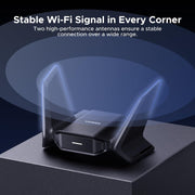 UGREEN CM995 65813 BE6500 Wi-Fi 7 USB adapter network status visible