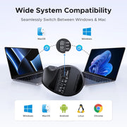 UGREEN MS71P 65042 tri-mode vertical mouse wide system compatibility