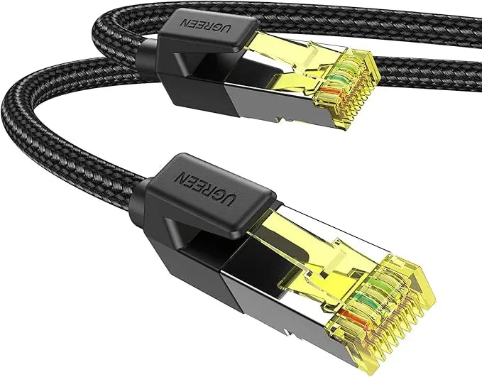 UGREEN  1m Cat7 Shielded Ethernet , |10Gbps|Braided RJ45 Network Cable, – Model 80421 TeckPot