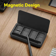 HOTO Precision Screwdriver Set, 28 in 1 Mini Screwdriver, Manual Screwdriver Tool Set, Magnetic Driver Bits Set, Magnetic Storage Box, Repair Tool Kit for Electronics