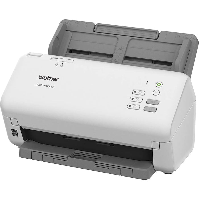 Brother ADS-4300N Professional Network Scanner With Fast Scan Speeds, Duplex(Grey) Brother