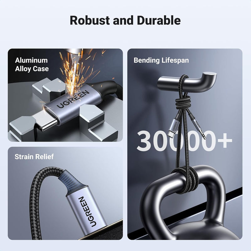 UGREEN USB-C to 3.5mm Aux Cable with DAC, 1m - image 5