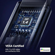 UGREEN 2M DisplayPort 1.4 Cable 8K@60Hz 4K@144Hz DP to DP High Speed HDR HBR3 DSC Monitor Graphics Card PC Laptop 80392 Ugreen