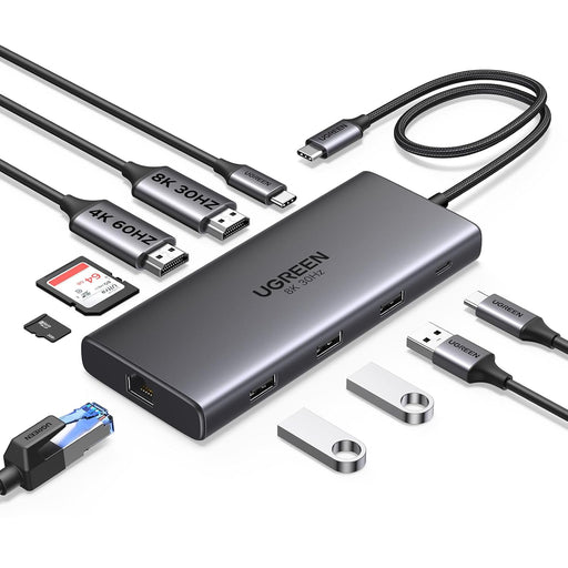 UGREEN Revodok Pro 210 15534 10-in-1 USB-C hub with dual HDMI 