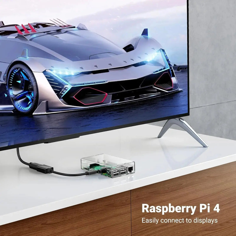 UGREEN Micro HDMI to HDMI Cable Type D Male to Type A Female Adapter 4K 3D GoPro Hero 5 Raspberry Pi 4 20134 Ugreen