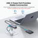 UGREEN USB C Ethernet Adapter 10Gbps 5-in-1 Hub 2 USB-C 3.2 USB-A Gigabit RJ45 Thunderbolt MacBook XPS iPad Pro (45320) Ugreen